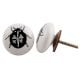Beetle Flat Ceramic Cabinet Knob